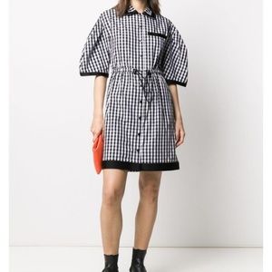 NWT Burberry Black Gingham Dress